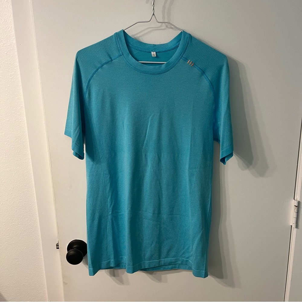 lululemon athletica Men's Metal Vent Tee - Teal Blue